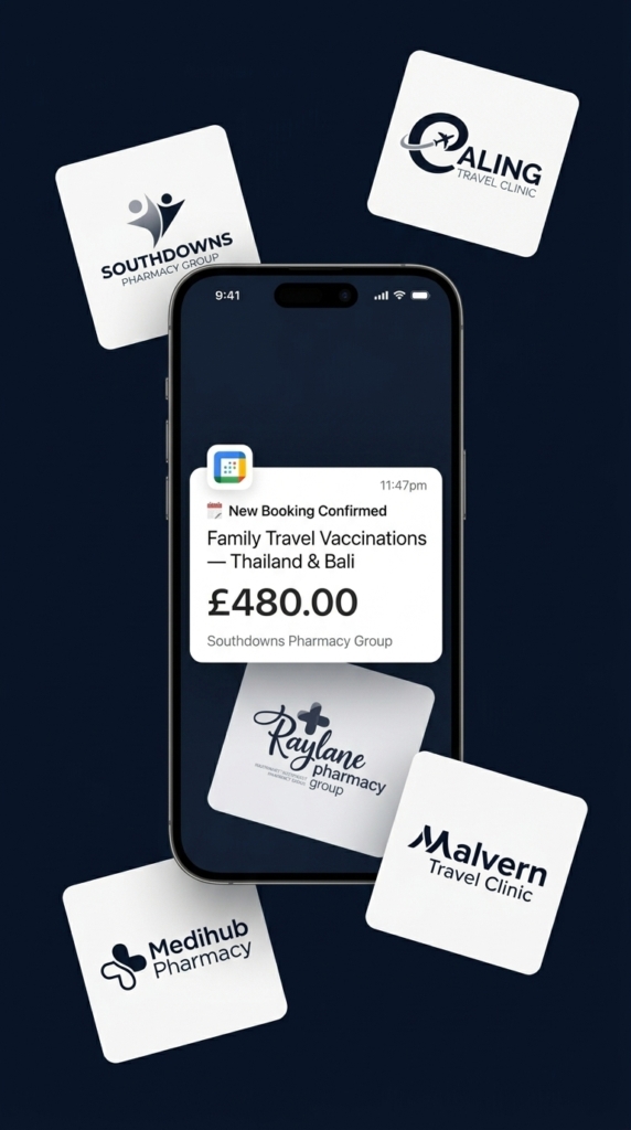 SalesAgent Pro — booking notification preview