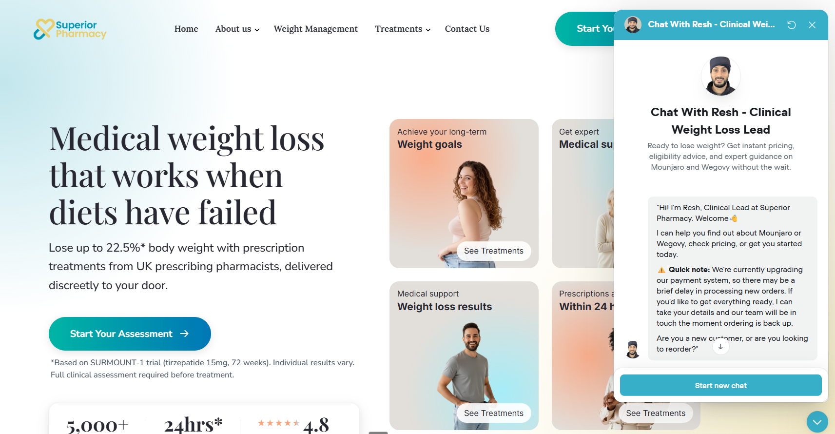 superiorpharmacy.co.uk — built by Gildhart